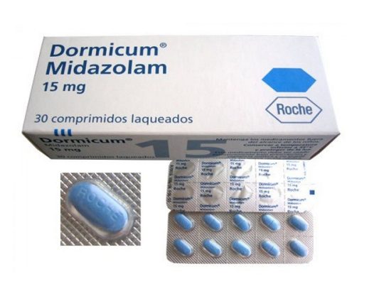 Buy Dormicum 15mg Midazolam Pills Online 