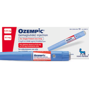 Ozempic Semaglutide Injection 0.25 mg or 0.5mg