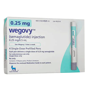 Wegovy Semaglutide Injection 0.25 mg/0.5 mL